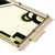 Art Deco Eglomise Cubist Graphic Geometric Motif Tray W/ Cream Lacquered Border For Sale - Image 4 of 12