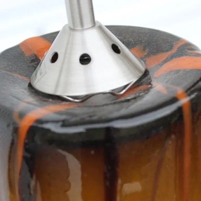 Mid-Century Modern 21st Century Murano Style Earth Toned Pendant For Sale - Image 3 of 6