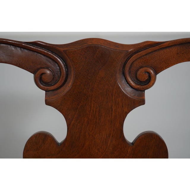 Set of 6 John Widdicomb Walnut Dining Room Chairs For Sale - Image 14 of 18