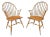 Late 20th Century Master Craftsman David Wright Continuous Windsor Armchairs - A Pair For Sale