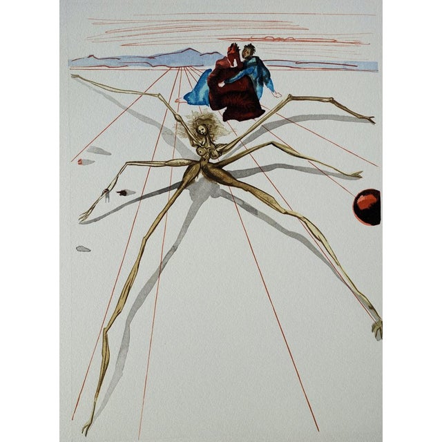 Salvador Dalí (1904-1989) Purgatory 17: Arachne Color wood engraving Unsigned On BFK Rives wove paper, 26 x 33 cm (approx....
