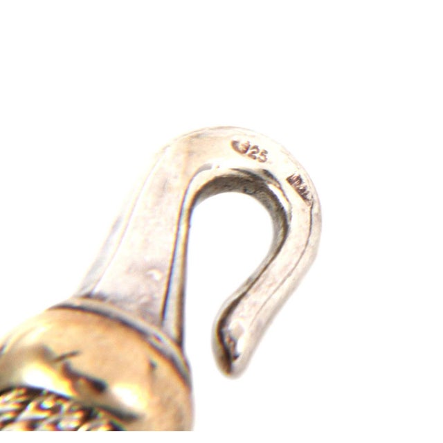 Tiffany and Co. Tiffany & Co. Necklace 925 Silver 14k Yellow Gold Multi-Strand For Sale - Image 4 of 5