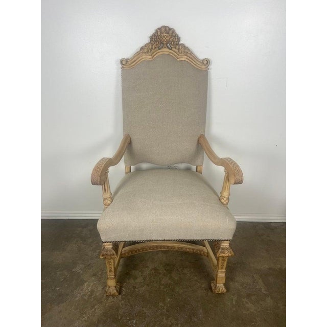 Set of Ten French Carved Wood Armchairs, Louis XV–Inspired, Early 20th Century For Sale - Image 18 of 18