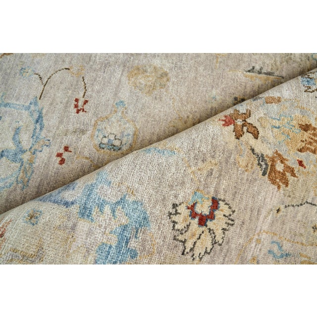 Not Yet Made - Made To Order Exquisite Rugs Essex Hand-Knotted New Zealand Wool Tan/Blue/Rust Rug-10'X14' For Sale - Image 5 of 8