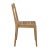 Contemporary Simple Teak Outdoor Dining Chair For Sale - Image 3 of 6
