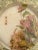 Chinoiserie Vintage Lesley Roy Hand Made Decorator Reverse Painted Glass Plate For Sale - Image 3 of 12