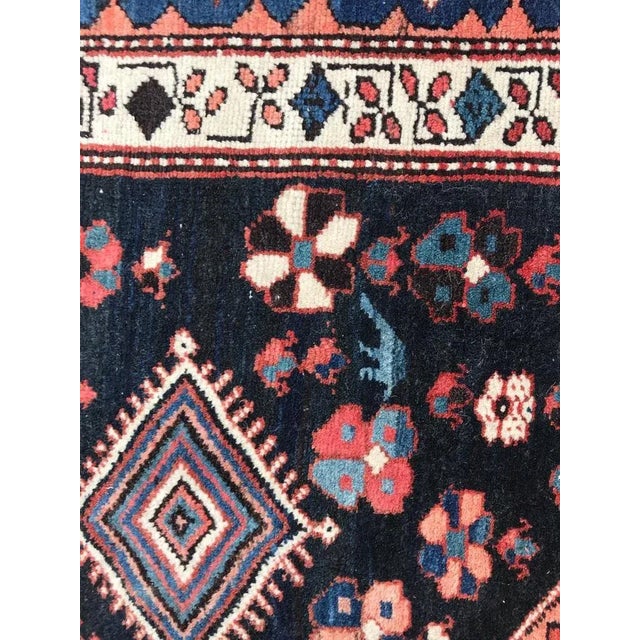 Blue Large Kurdish Malayer Runner Rug For Sale - Image 8 of 18