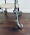 Black Vintage Wrought Iron and Marble 4-Tiered Etagere For Sale - Image 8 of 9