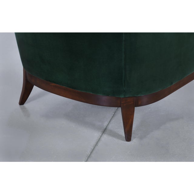 Mid-Century Modern Walnut Lounge Chairs Styled After Erwin Lambeth For Sale - Image 14 of 14