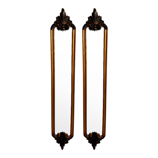 Bombay Company Pair of Gilt Mirrors For Sale