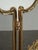 Vintage French Provincial Ribbons Love Birds Gold Brass Fireplace Screen #2 For Sale - Image 13 of 14