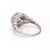 Contemporary Antique Platinum Diamond & Blue Sapphire Ring - Size 5 For Sale - Image 3 of 6