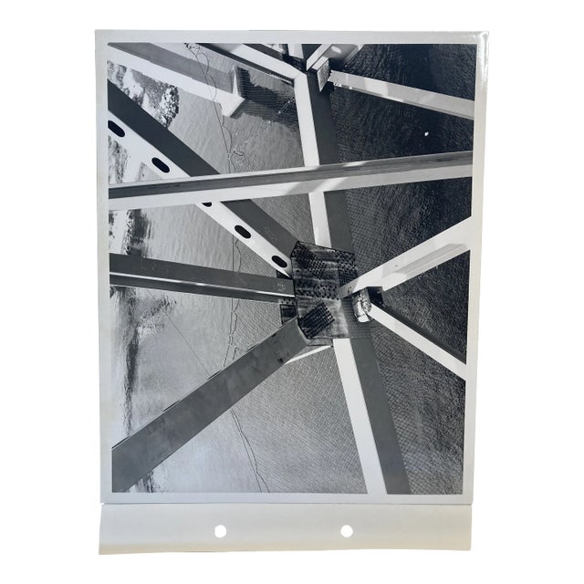 1972 Architectural Black and White Original Archival Glossy Photograph For Sale