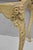 Vintage Italian Regency Rams Head Carved Hoof Foot Console Table Base For Sale - Image 4 of 15