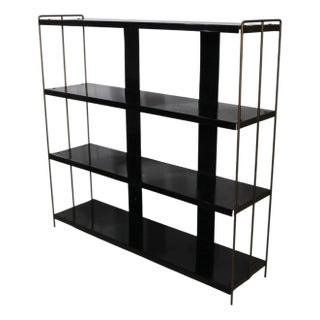 Mid Century Modern Metal Bookshelf For Sale