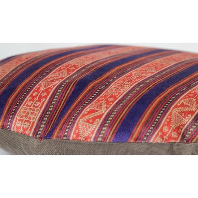 Persian Round Decorative Accent Pillows - a Pair, 14ʺw × 14ʺh For Sale In Dallas - Image 6 of 7