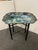 English English Tole Tray Table with Floral Design, 20th Century For Sale - Image 3 of 9