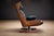 Brazilian Modern Armchair and Ottoman in Rosewood, Leather, and Metal, Jd Móveis, 1960s For Sale - Image 10 of 13