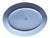 American 1940s Vernon Kilns Native California Pottery Melinda Platter Blue For Sale - Image 3 of 3