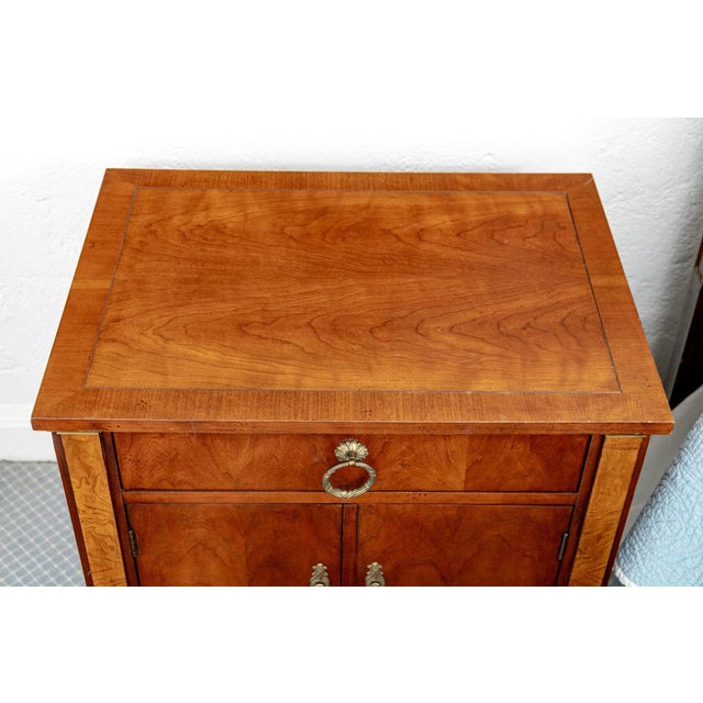 Baker Furniture Company Baker Furniture Vintage French Empire Style End Tables - A Pair For Sale - Image 4 of 9