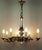Art Deco Chandelier in Silvered Bronze, 1930s For Sale - Image 4 of 12
