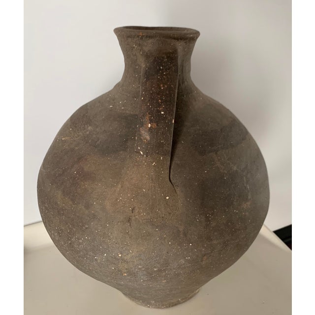 About Rare grey pitcher ‘cantaro’ from Calanda, Aragon-Zaragoza area of Spain. A rare piece from a Private collection,...