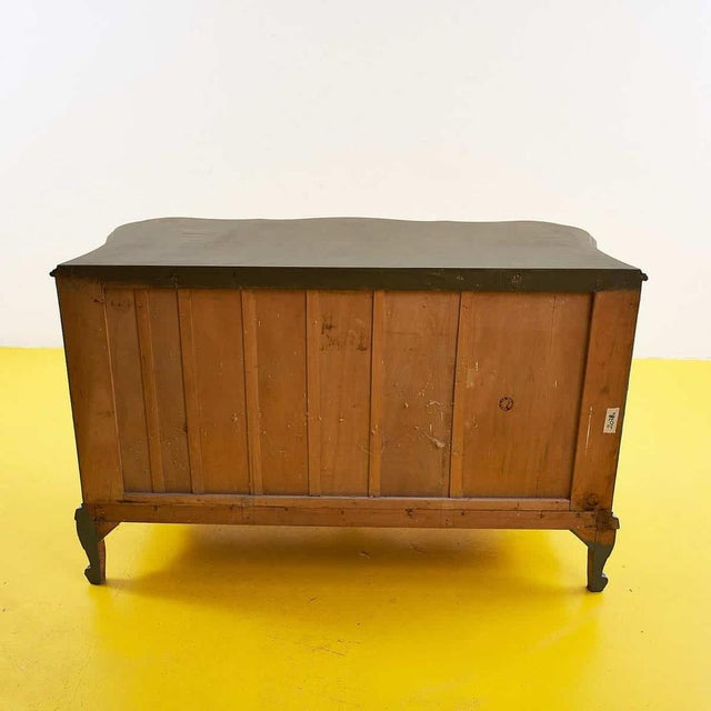 Green Vintage Grey Wood Dresser For Sale - Image 8 of 11