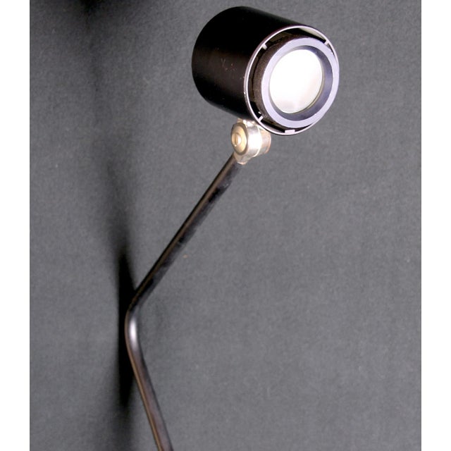 Modern Tall Black Metal Sconce in , West Germany, 1970's For Sale - Image 6 of 12