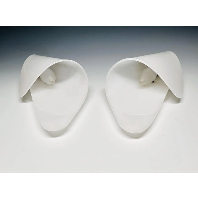 Mid-Century Modern Acrylic Glass Wall Lights by Hanns Hoffmann-Lederer for Hl Leuchten, 1950s, Set of 2 For Sale - Image 3 of 7