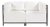 Axis 2pc Sectional Atlantis White Titanium Frame For Sale