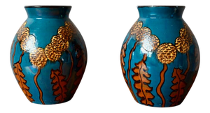 Large Art Deco Vases by Emile Simonod, 1940, Set of 2