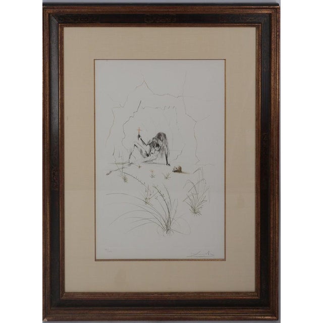 Salvador Dali, Tristan and Isolde, Vanity, Original Signed Etching For Sale - Image 8 of 8