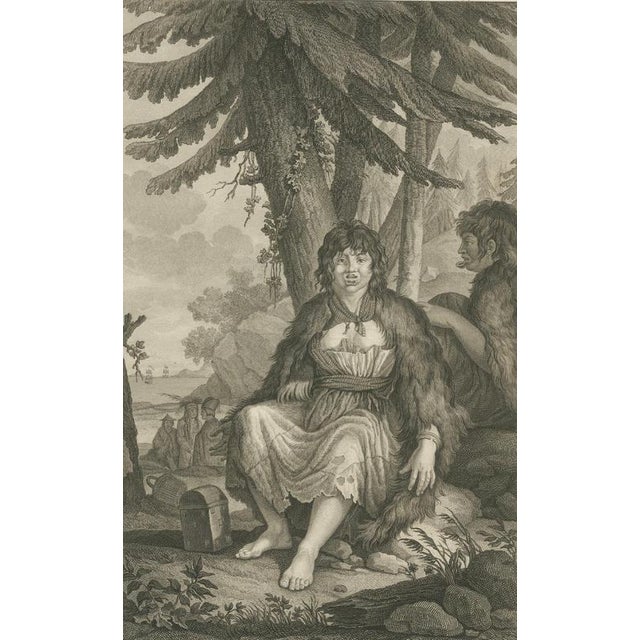 After Gaspard Duché de Vancy, La Pérouse, Alaska Tlingit Woman Portrait, 1797, Engraving For Sale - Image 4 of 9
