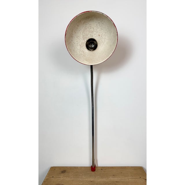 Large Vintage Industrial German Workshop Table Lamp from Helo Leuchten, 1950s For Sale - Image 13 of 18