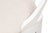 2020s Deco Klismos Dining Chairs in White with Cream Seats, Sets of 2 For Sale - Image 5 of 11