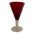 Vintage William Yeoward Scarlet Crystal Water Goblet For Sale