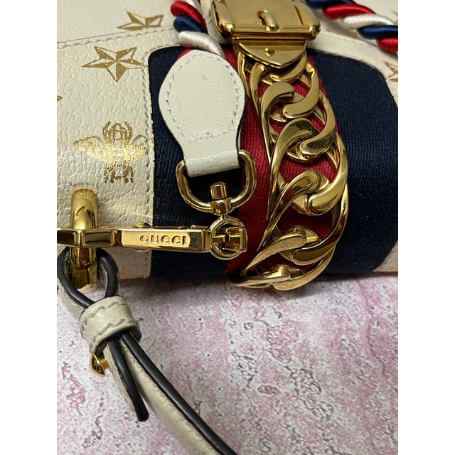 Gucci Sylvia Bee & Star Crossbody Bag For Sale In Las Vegas - Image 6 of 12