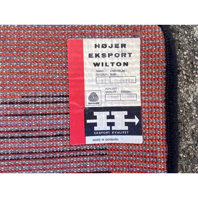 Danish Wool Carpet from Højer Eksport Wilton, 1970s For Sale - Image 14 of 17