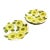 Mid 20th Century Mid Century Modern Royal Ironstone Sunshine Dinner Plates - Set of 4 For Sale