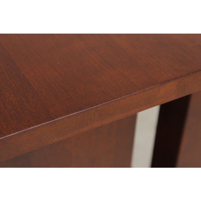 Stickley Arts & Crafts Inlaid Cherry Open Bookshelf For Sale - Image 12 of 18