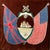 Sailor's Woolworks, Rare Square Pair on Velvet With Union Jack, Stars and Stripes and Royal Navy Ensigns For Sale - Image 10 of 13