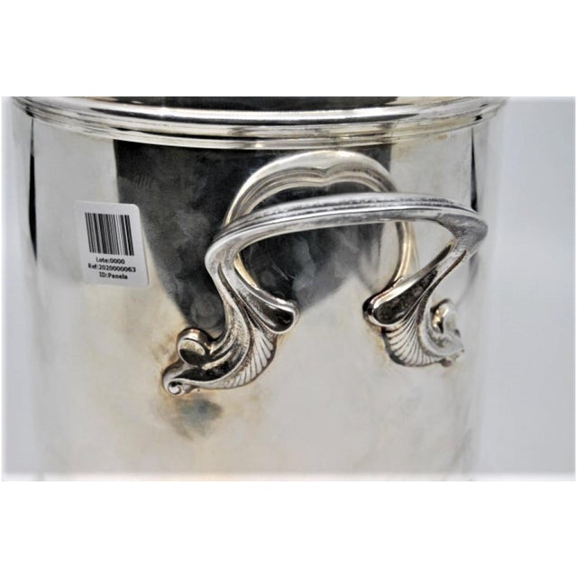 Silver Pan with Removable Interior and Lid For Sale - Image 3 of 7