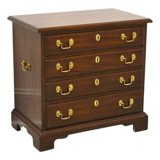 Henkel Harris 5417 29 Mahogany Chippendale Hanover Chairside Chest For Sale