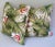 Green Tropical Lush Palm Leaf & Orchid Feather/Down Pillows 20" Square - Pair For Sale - Image 8 of 11