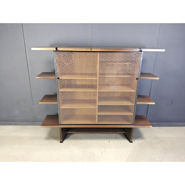 Angle cabinet designed by Francesco Binfare for Cassina Very versatile piece of storage with plentiful shelving, with...