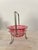 Antique Cranberry Art Glass Bowl With Silver Plated Basket For Sale In West Palm - Image 6 of 7