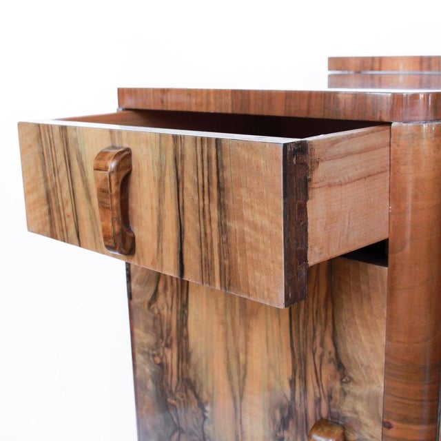 Wood Vintage Bedside Cabinets, 1930s, Set of 2 For Sale - Image 7 of 13