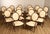 High Quality Set Of 16 French Louis XVI Style Dining Chairs Including Twelve Side Chairs And Four Armchairs. Features Oval...
