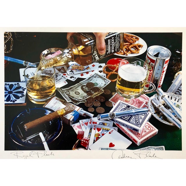 Pop Art Vintage Color Photograph Dye Transfer Print "Royal Flush" Audrey Flack, 1984 For Sale