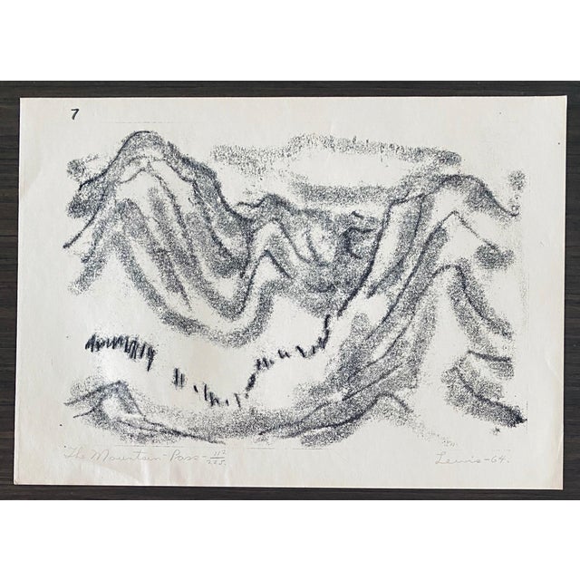 Printmaking Materials Stanley Lewis, "The Mountain Pass" from Wanderers Illustrations 112/225, 1964 For Sale - Image 7 of 8